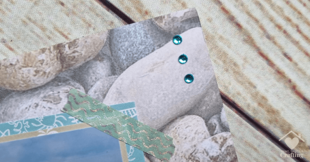 How to Make a Beach Themed Scrapbook Page