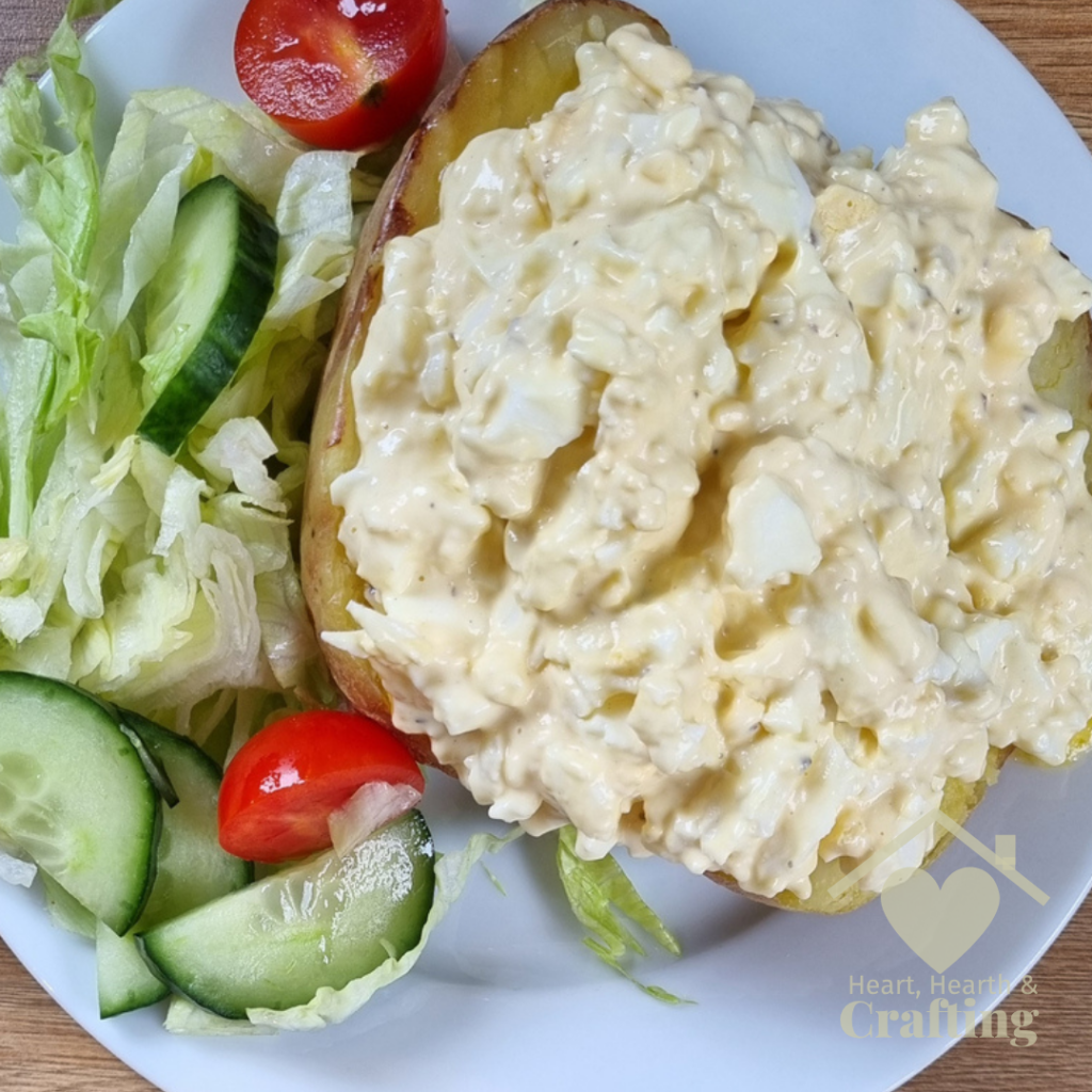 How to Make Perfect Jacket Potatoes with Egg Filling
